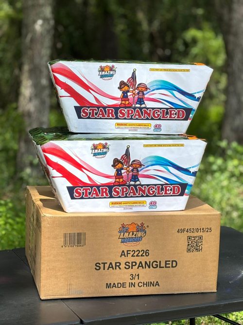 Star Spangled - Day & Night time Smoke Cake - 40 Shots - Image 2