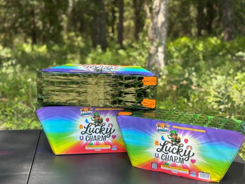 Lucky Charm - Day & Night time Smoke Cake - 40 Shots - Multi-Colors - Image 2