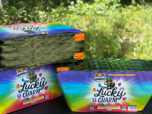 Lucky Charm - Day & Night time Smoke Cake - 40 Shots - Multi-Colors - Image 3
